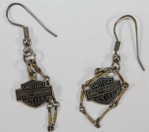 Harley-Davidson Bar & Shield Earrings Trademark stamp - Picture 1 of 2