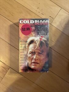VHS: Cold Blood: Rutger Hauer Action 1987 Rzadkość