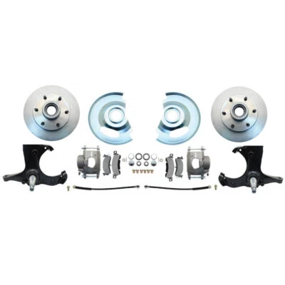 Kit de frenos de disco de altura de stock para camioneta Chevy 1963-1970 2x2 6 orejetas Foto 1 de 4