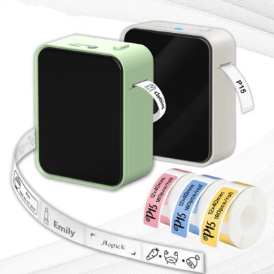 Pristar P15 Bluetooth Etikettendrucker Labeldrucker Aufkleber Beschriftungsgerät - Bild 1 von 4