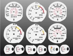 White Face Gauges for 1983-1986 Ford Mustang - Foto 1 di 4
