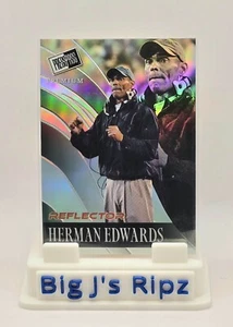 2024 Press Pass Premium Reflector Herman Edwards Coach/Player 1/25 SSP - Picture 1 of 2