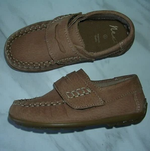 Next Boys Brown Loafer Leather Wedding Occasion Dress Shoes UK 7 Eu 24 Worn Once - Picture 1 of 3