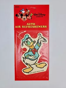 Deodorante per auto Walt Disney Paperino d'aria vintage anni '80 più grande - Foto 1 di 6