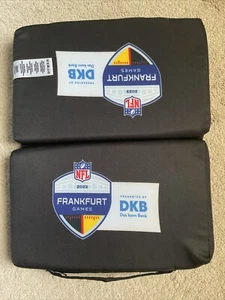 Cojín de asiento raro NFL Frankfurt Alemania 2023 Miami Dolphins V Kansas City Chiefs - Imagen 1 de 2