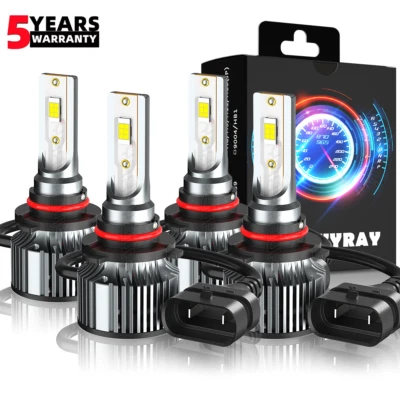 Fit Freightliner Coronado 132 Tractor Truck 2013-2016 LED Headlight Bulbs Bright - Изображение 1 из 4