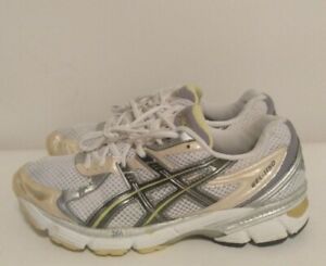 ASICS GEL-1150 T065N Woman's Sz 10 RUNNING CROSS TRAINING Shoes White/Gray/Tan