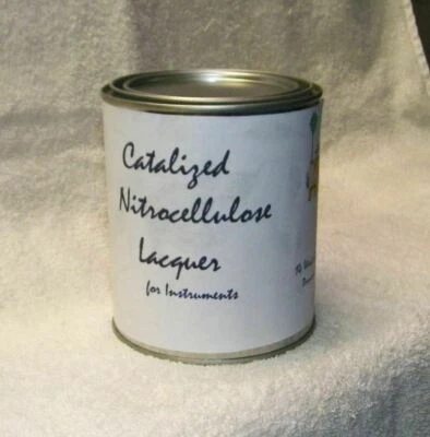 Nitrocellulose Lacquer 32 oz Catalyzed, instrument  CLEAR High Gloss - Image 1 of 4