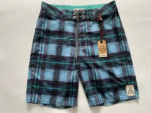 3rd & Army Mens Graphic Blue Mens Adult Logo Casual Board Shorts Size 32 - Picture 1 of 3