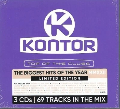 Kontor Top of the Clubs - The Biggest Hits Of The Year MMXXII - Boxset - 3 CD -  - Bild 1 von 2