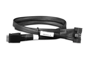 Cable ICY DOCK MB302L-B 0,5 M M MCIO 8i SFF-TA-1016 a 2x Oculink 4i SFF-8611 - Imagen 1 de 3