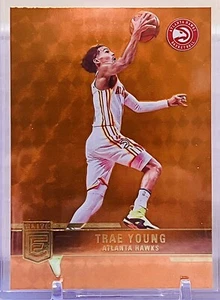 2021-22 Donruss Elite Trae Young Orange Parallel #125 Atlanta Hawks - Picture 1 of 2