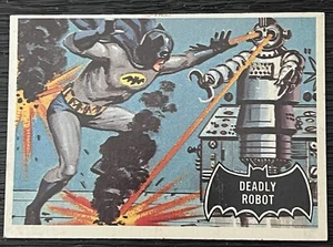 1966 Batman Card Deadly Robot #47 VG - Picture 1 of 2