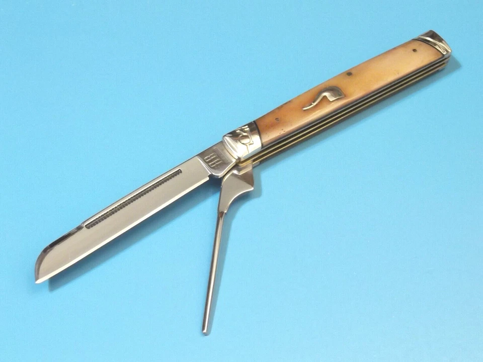 Rough Rider The Pipe Doctor Tobacco Bone Folding Pocket Knife Rr1899