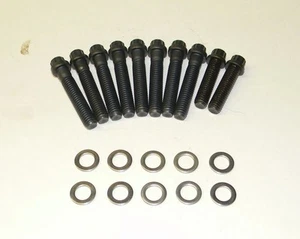 Ford FE 390 - 428 Intake Manifold Bolts Grade 8 Black Oxide 12-Point NEW - Bild 1 von 2