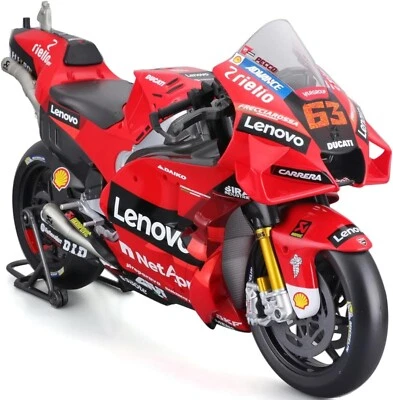 Maisto 1/6 Ducati Lenovo Racing Ducati Desmosedici GP #63 From Japan NEW - Image 1 of 4