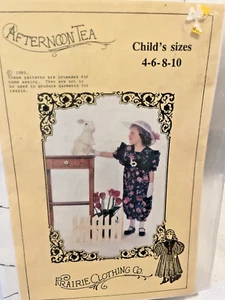 Prairie Clothing Co Sewing Pattern Childs Jumpsuit AFTERNOON TEA Size 4-10 - Picture 1 of 3