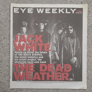 Eye Weekly Magazine Jack White Stripes The Dead Weather Music Art Canada 2010 F - Picture 1 of 10