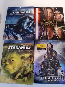 STAR WARS BLU-RAY LOT X4 - Picture 1 of 5