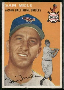 1954 Topps #240 Sam Mele (low grade) - Picture 1 of 2