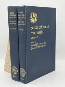 Social Odours in Mammals Brown Vol 1 2 Macdonald HC Oxford Science Publications - Picture 1 of 3