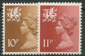 Großbritannien-Wales 1976 Königin Elisabeth II. 23/24 postfrisch - Bild 1 von 1