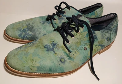 Steve Madden Limited Edition Original no. 001/500 Leather Size 11 Floral Shoes - Image 1 of 4