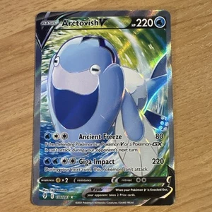 Pokemon SWSH07: Evolving Skies #176/203 Arctovish V (Full Art) Ultra Rare NM - Picture 1 of 12