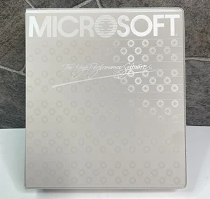 Vintage 1985 Microsoft Macro Assembler 4.0 Manual, Literature Users Guide - Picture 1 of 13