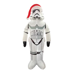 Xmas Christmas Star Wars Festive 2.4m Stormtrooper Inflatable - Bild 1 von 5