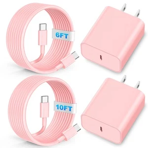 Compatible with iPhone 16/15 Charger, 20W Fast Charging Wall Charger Block Cu... - Picture 1 of 7
