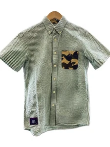 A BATHING APE Shirts green M Used - Picture 1 of 9