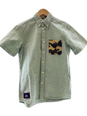 A BATHING APE Shirts green M Used - Image 1 of 4