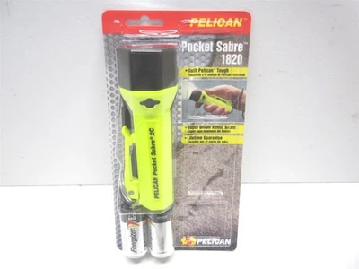 Pelican (1820-010-245) 1820 Pocket Sabre Neon Yellow Handheld Flashlight