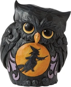 Enesco Jim Shore - Mini búho de Halloween con escena (4”) #6010675 nuevo en caja - Imagen 1 de 2