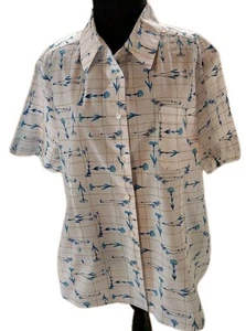 Basic Editions Blouse Size Xl - Picture 1 of 8