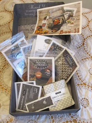Primitive Gatherings WOOL BOX Applique Patterns Kits Fabric Accessories Extra 11 - Image 1 of 4