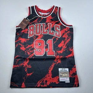 Mitchell & Ness Dennis Rodman Chicago Bulls Trikot NBA Marble Swingman 1997 �� - Bild 1 von 9