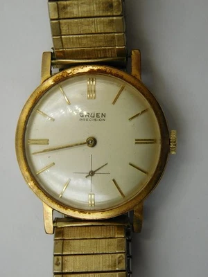 Reloj Pulsera Vintage Gruen Precision N510 17j Cuerda Manual Foto 1 de 4