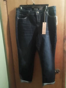 Woman's Nine West America Collection Vintage Size 12/31 Capri Denim Jeans - Picture 1 of 13