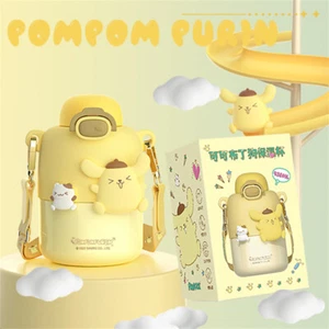 My Melody Kuromi Thermos Cup Straw Cup Cinnamoroll Pom Pom Purin Kids Sippy Cup - Picture 1 of 16