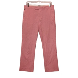 Polo Ralph Lauren Damenhose rosa weiß kariert gerades Bein Größe 10 - Bild 1 von 12