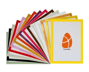 Rainbow Colours Picture Frames Photo Poster Frames A2 A3 A4 A5 Size ivory Mount - Picture 1 of 39