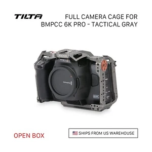 Tilta Full Camera Cage for BMPCC 6K Pro Tactical Gray (Open Box) - Picture 1 of 1