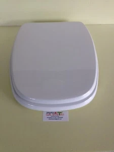POZZI GINORI SEDILE WC IN LEGNO COLATO NEL POLIESTERE PER VASO ITALICA DUO   - Picture 1 of 2