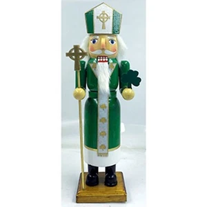 Santa's Workshop St. Patrick Holz Weihnachten Nussknacker 14 Zoll Mehrfarbig - Bild 1 von 1