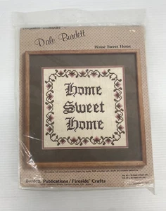 Dale Burdett Home Sweet Home Longstitch Needlepoint Kit New Vintage 1984 - Picture 1 of 2