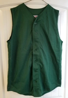 Teamwork L (42-44) Camisa Verde Malla Sin Mangas NUEVA  Foto 1 de 2