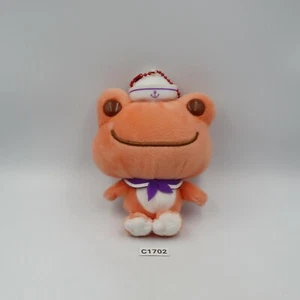 Pickles The Frog Orange C1702 Nakajima Mascot Sailor Sk Japan Plush 5" Toy Doll - Picture 1 of 7