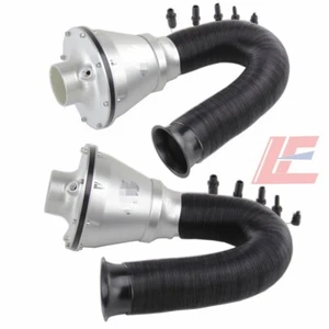 Silver Apollo Universal Air Intake Filter Induction Kit with Cold Air Feed Pipe - Picture 1 of 6